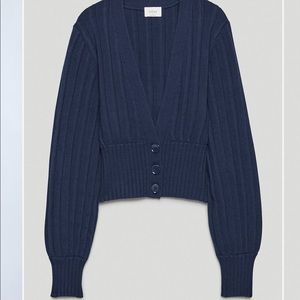 Wilfred Plunge Front Cardigan | Aritzia